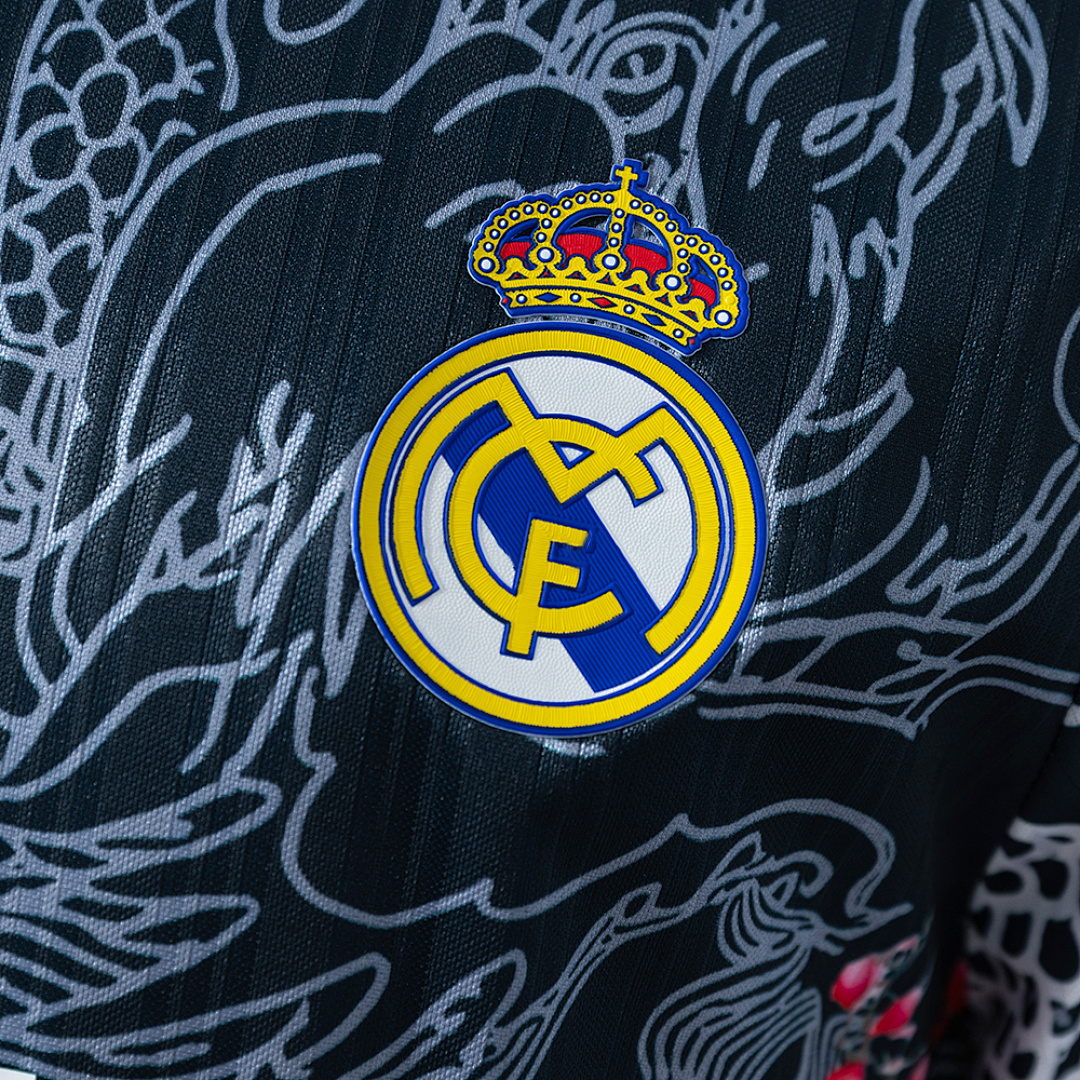 Real Madrid 25_26 Special Edition - Black Jersey – Replica Football Soccer Shirt – S–XXL