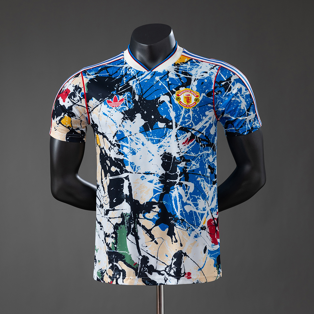M-U 25_26 Originals Stone Roses Player Version Jersey – Replica Football Soccer Shirt – S–2XL