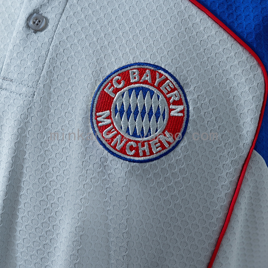 Bayern Munich 25_26 POLO - Grey – Replica Football Soccer Shirt – S–XXL