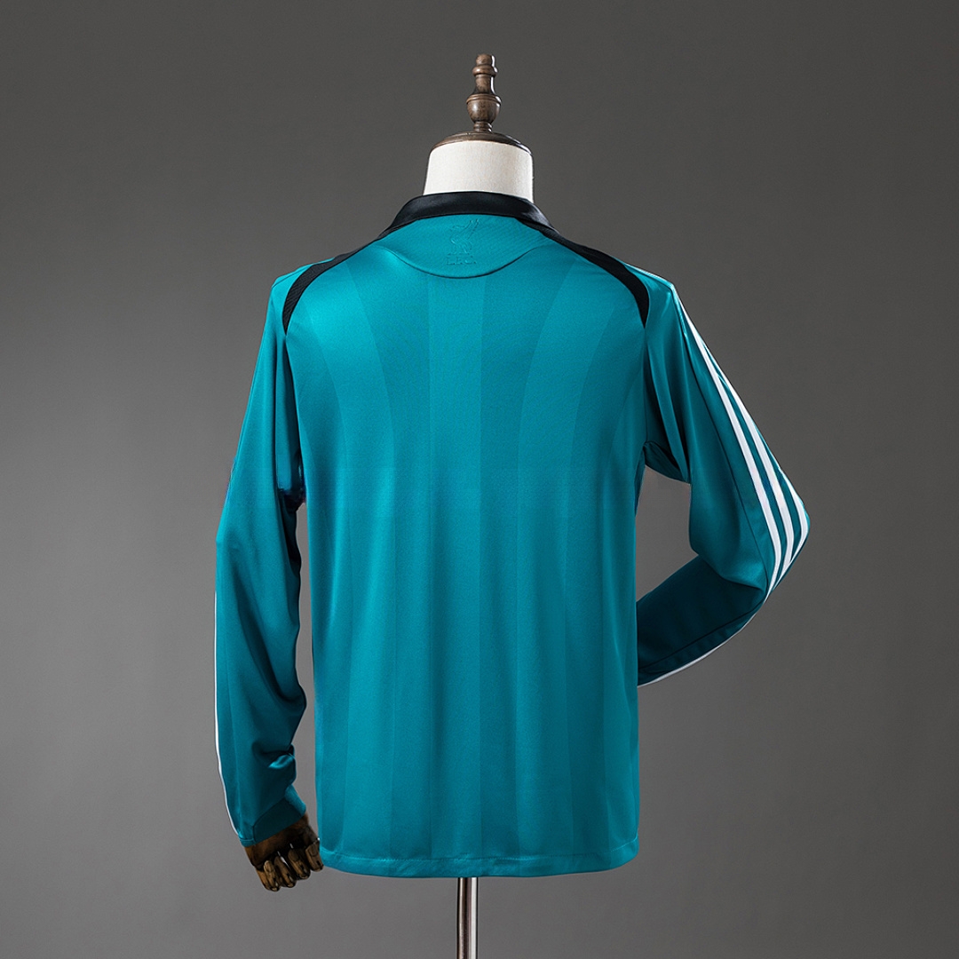 LFC 08_09 Away Long-Sleeved Retro Jersey – Replica Football Soccer Shirt – S–XXL