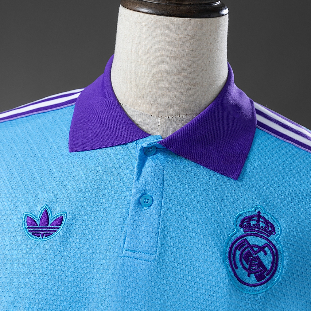 Real Madrid 25_26 POLO - Blue S-XXL – Replica Football Soccer Shirt – S–XXL