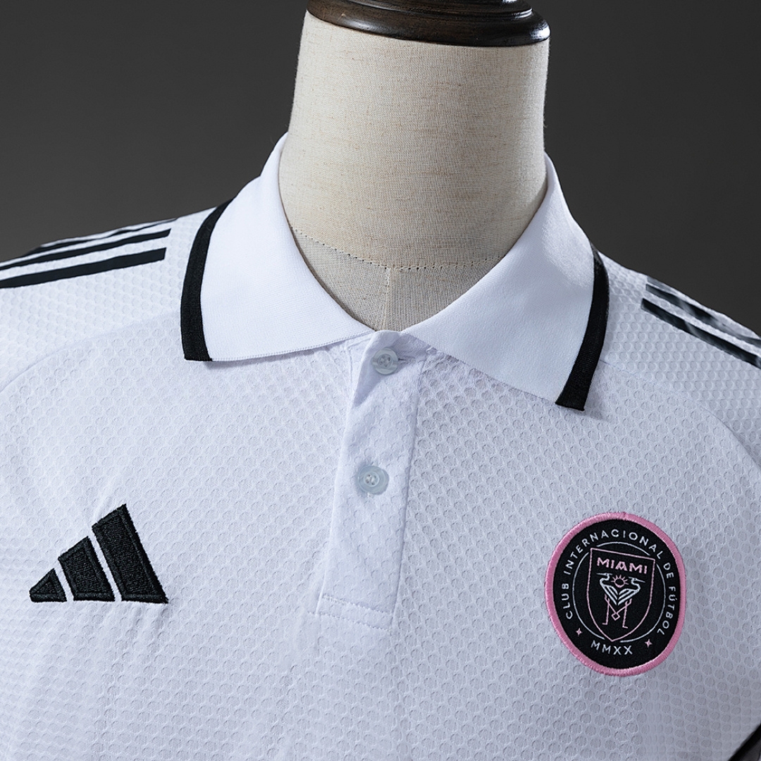 Inter Miami 25_26 POLO-White S-XXL – Replica Football Soccer Shirt – S–XXL