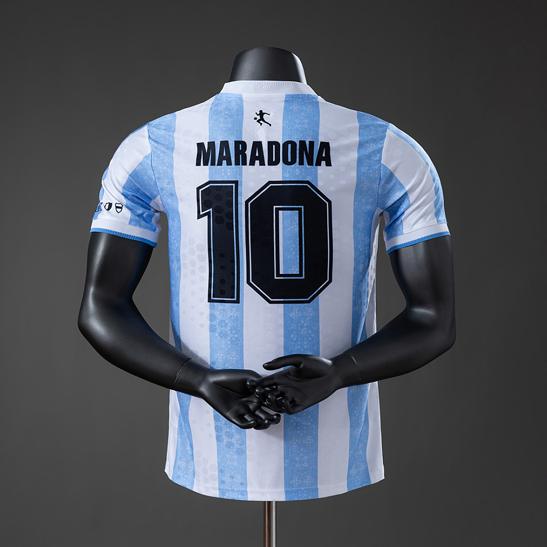 Argentina Maradona #10 Special Edition Player Version Jersey – Replica Football Soccer Shirt – S–2XL