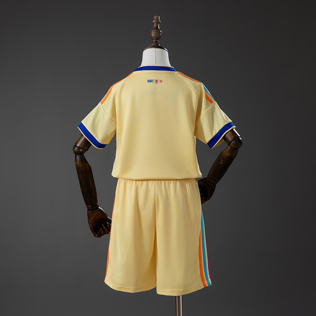 Curacao 2026 Away Kids Kit Jersey – Replica Football Soccer Shirt – Size 16–28