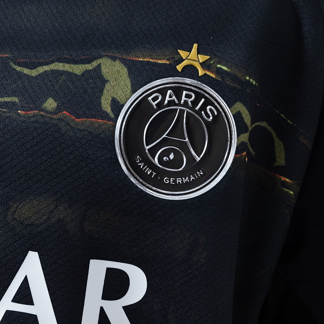 PSG 25_26 Night Edition Kids Kit Jersey – Replica Football Soccer Shirt – SIZE 16-28