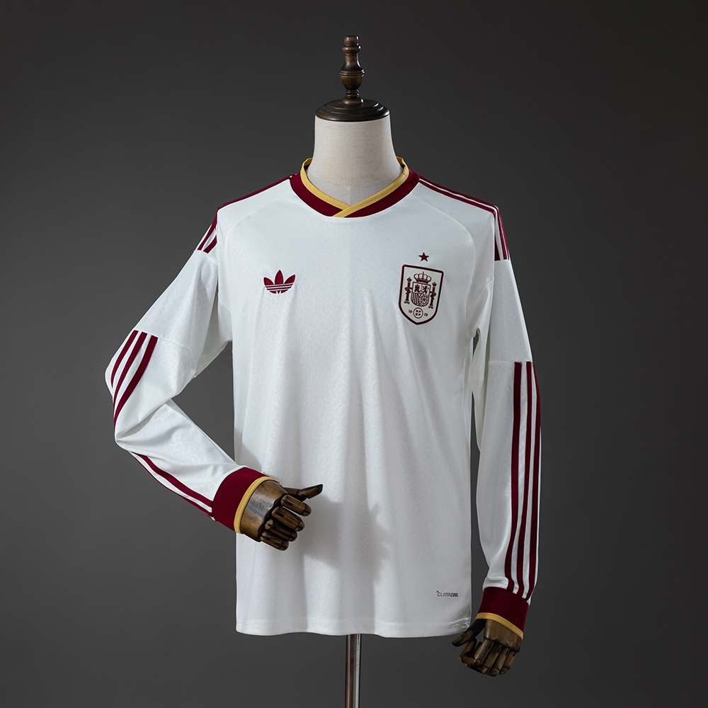 Spain 2026 Away Long Sleeve Jersey – Replica Football Soccer Shirt – S–3XL