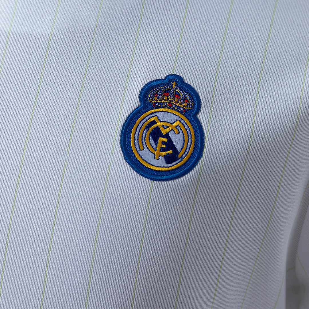 Real Madrid Terrace Icons T-Shirt White Blue – Replica Football Soccer Shirt – S–XXL