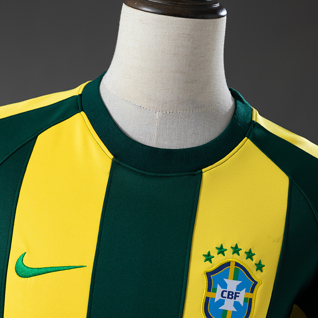 Brazil Long-sleeved Sweatshirt - Yellow & Green – Replica Football Soccer Shirt – M–3XL
