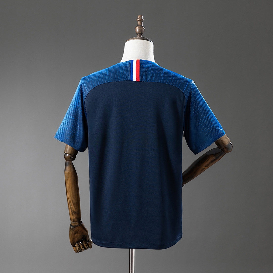 France 2018 Home Retro Jersey – Replica Football Soccer Shirt – S–XXL