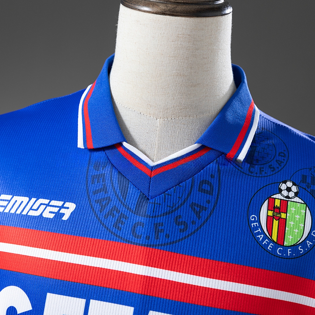 Getafe 98_99 Home Long-Sleeve Retro Jersey – Replica Football Soccer Shirt – S–XXL