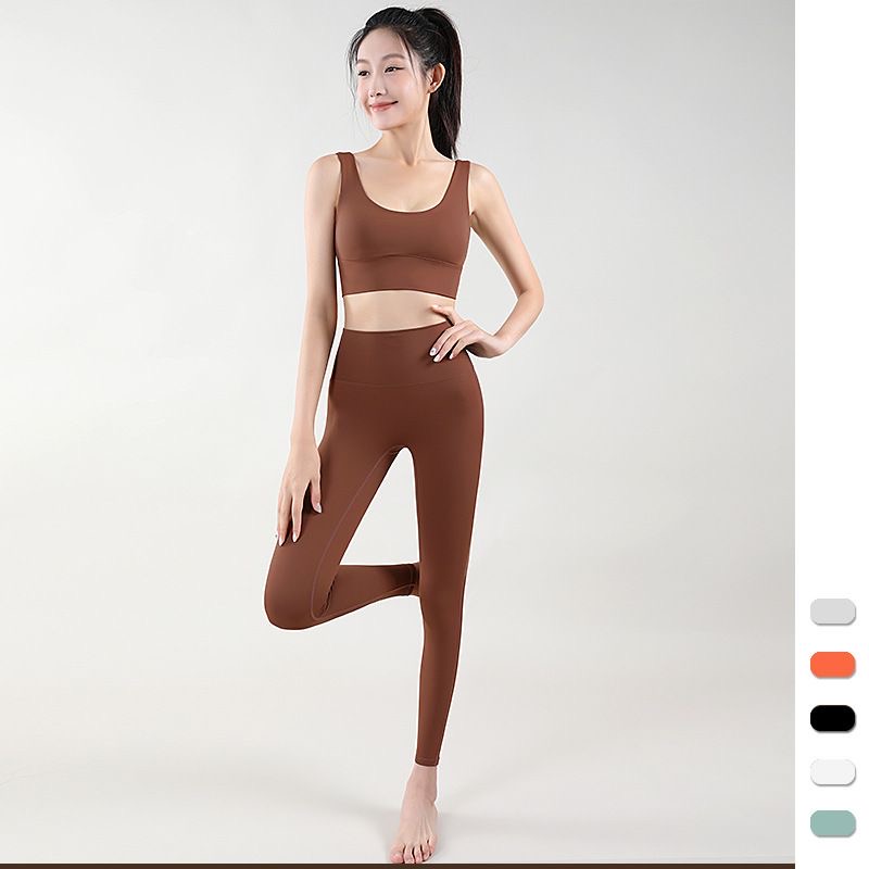 Women's Casual Yoga Workout New Slim-Fit Breathable Sportswear
