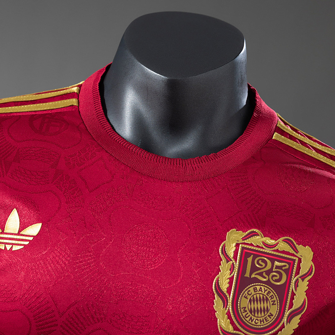 Bayern Munich 25_26 125th Anniversary Long-sleeved Player Version – Replica Football Soccer Shirt – S–XXL