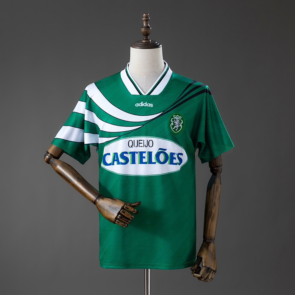 Sporting CP 94_95 Away Retro Jersey – Replica Football Soccer Shirt – S–XXL