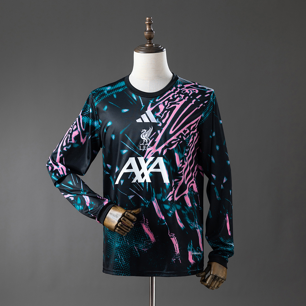 LFC 25/26 Long-Sleeved Pre-Match Jersey – Replica Football Soccer Shirt – S–4XL