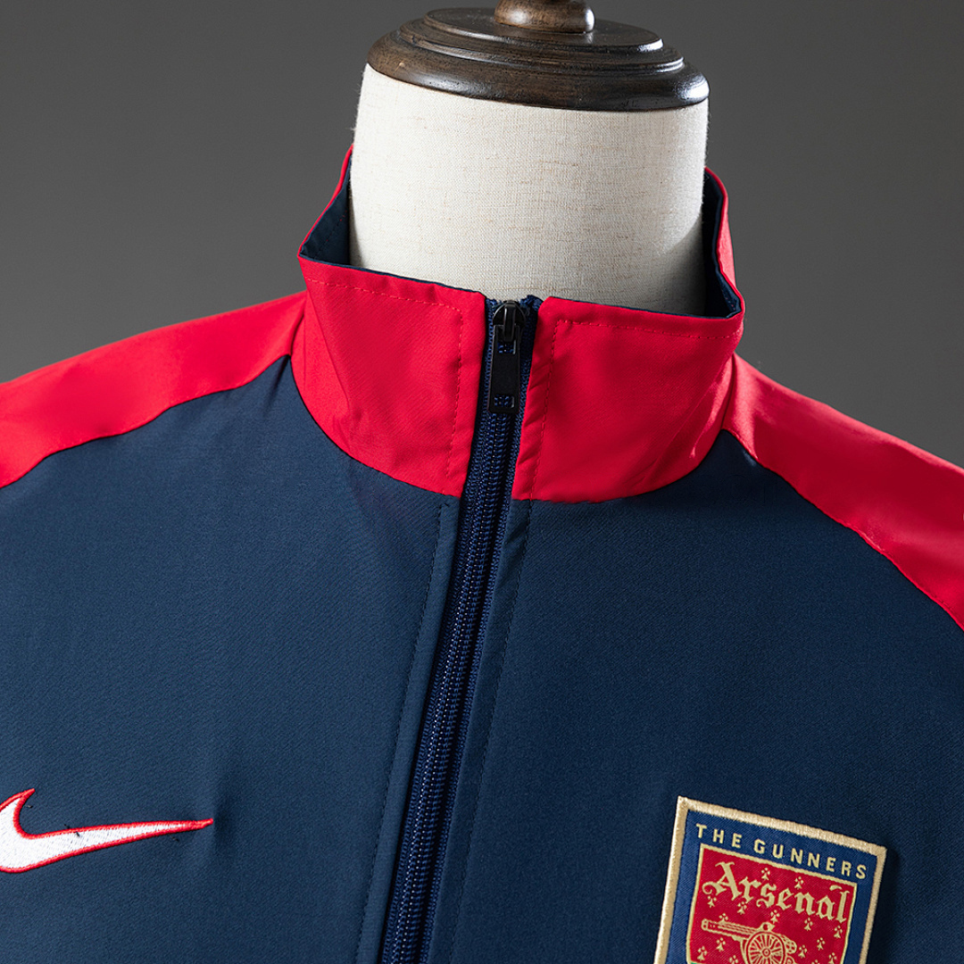 Arsenal 98_99 Retro Windbreaker – Replica Football Soccer Shirt – S–XXL