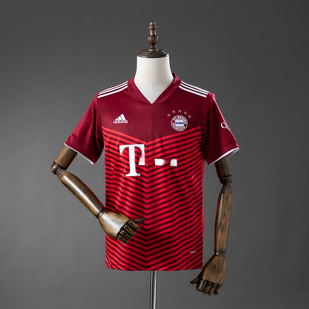 Bayern Munich 21_22 Home Retro Jersey – Replica Football Soccer Shirt – S–XXL