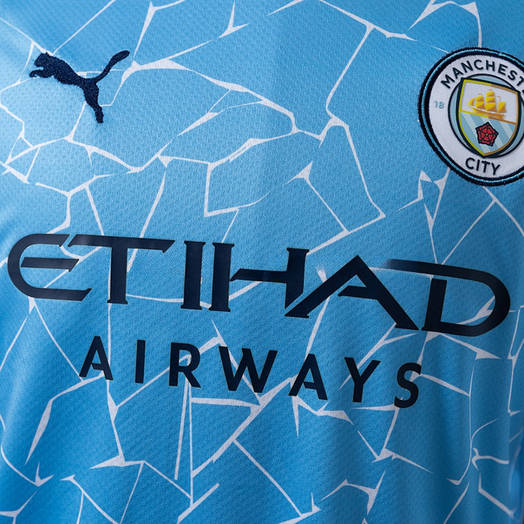 Manchester City 20_21 Home Retro Jersey – Replica Football Soccer Shirt – S–XXL