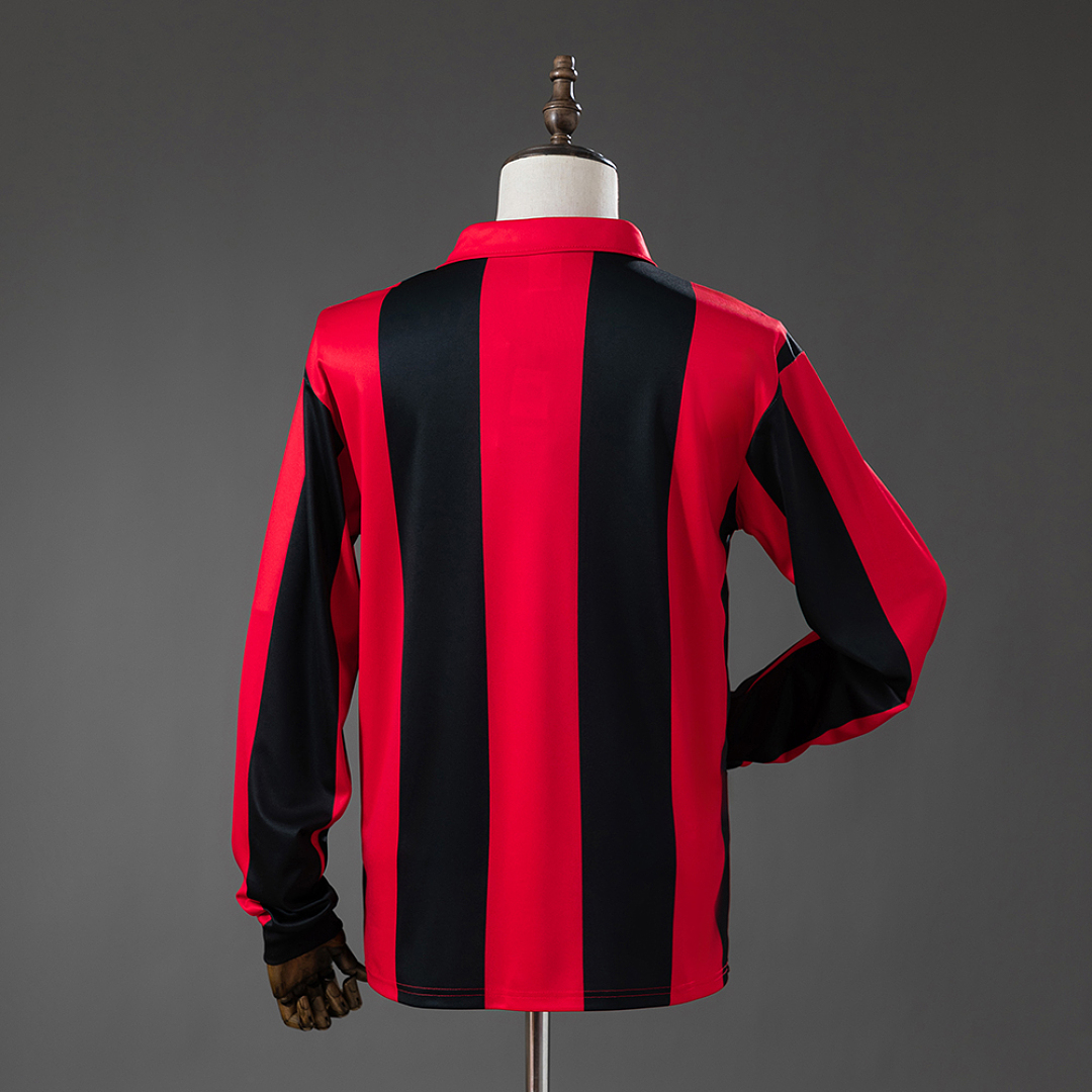 Frankfurt 83_84 Home Retro Long Sleeve Jersey – Replica Football Soccer Shirt – S–XXL