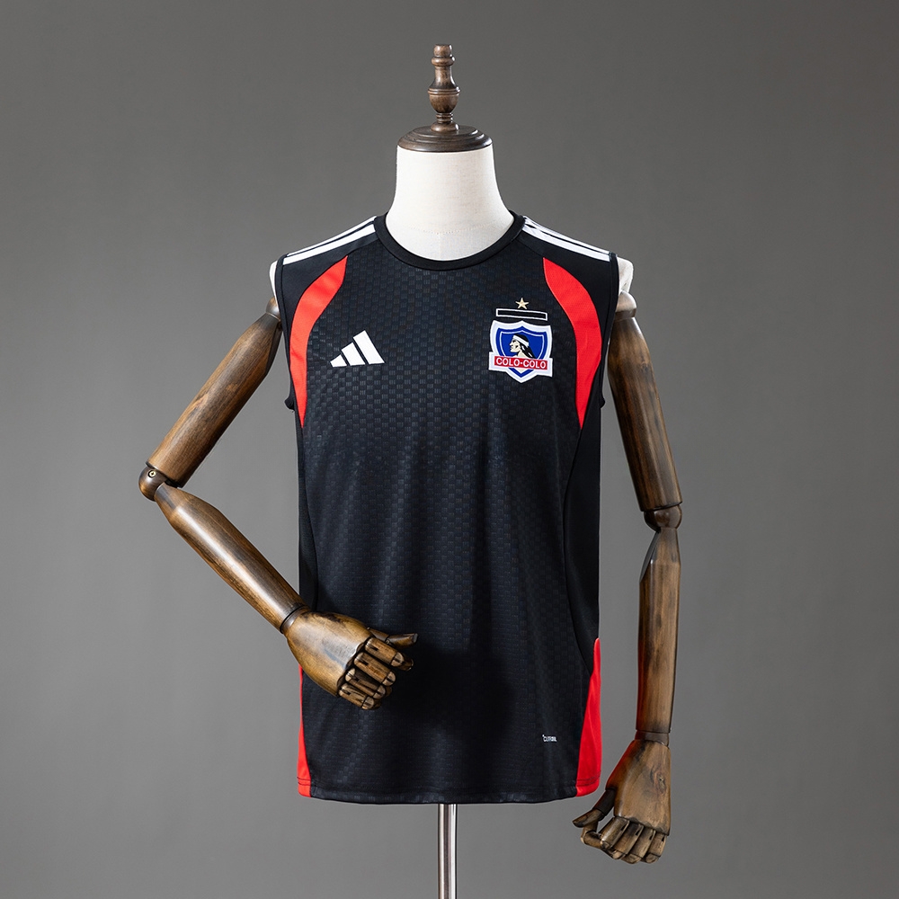 Colo Colo 26_27 Training Vest Black – Replica Football Soccer Shirt – S–3XL