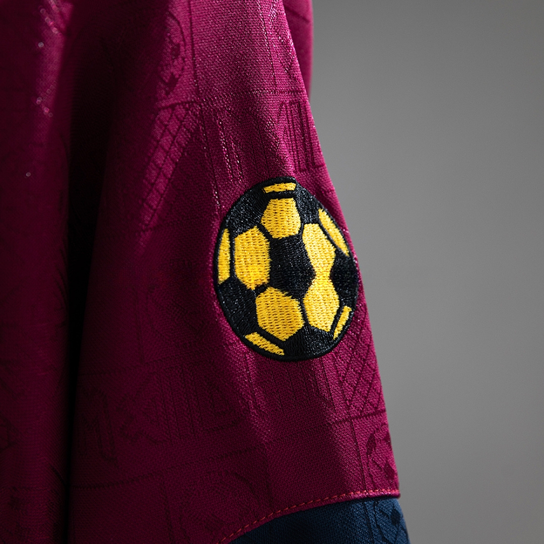 Iron Maiden x West Ham United 2010 Away Retro Jersey – Replica Football Soccer Shirt – S–XXL
