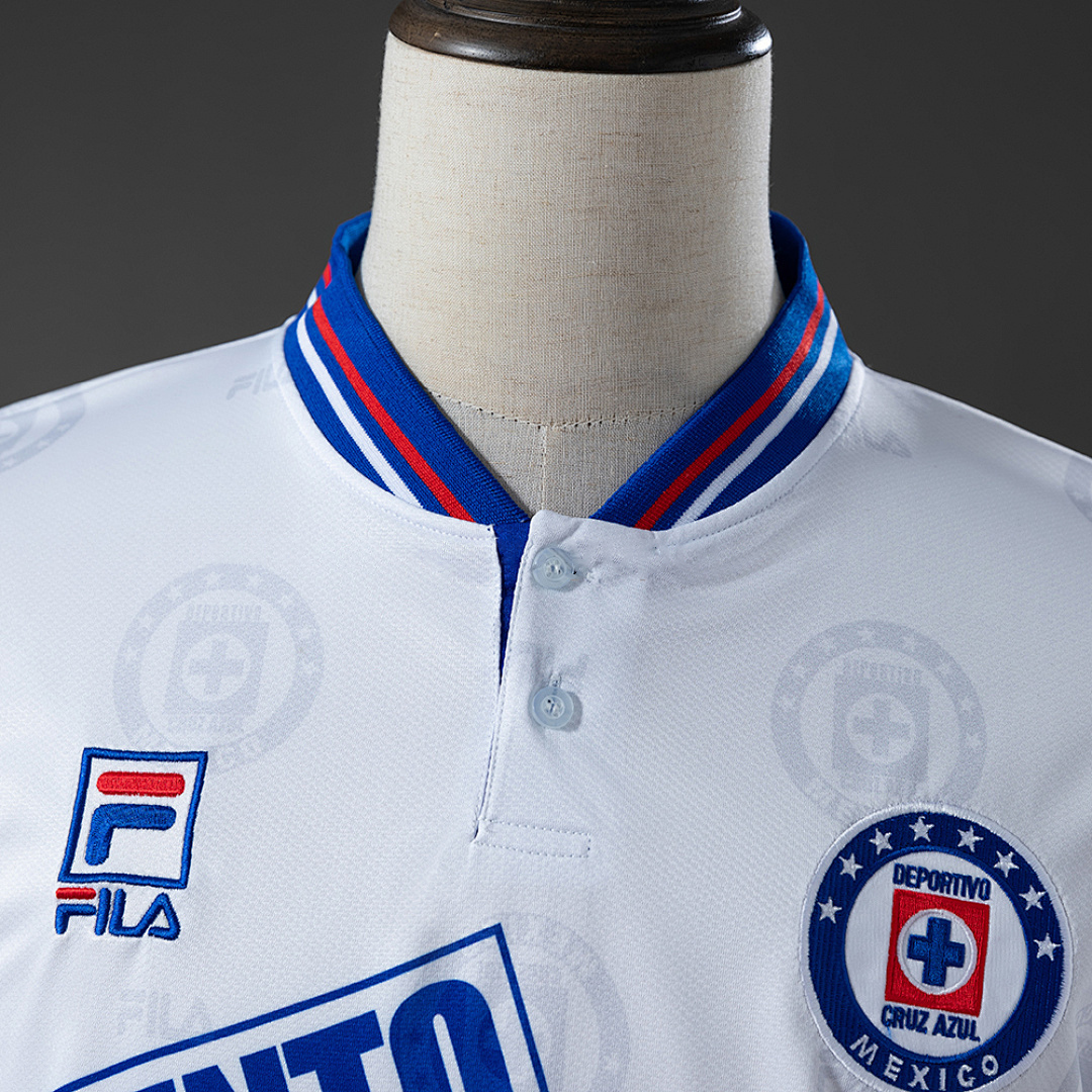 Cruz Azul 1998 Away Long-Sleeve Retro Jersey – Replica Football Soccer Shirt – S–XXL