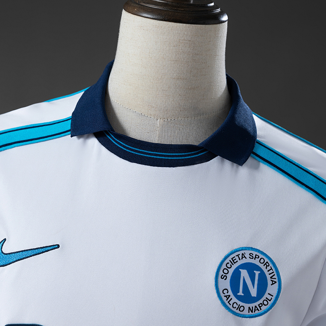 Napoli 98_99 Away Long-Sleeve Retro Jersey – Replica Football Soccer Shirt – S–XXL
