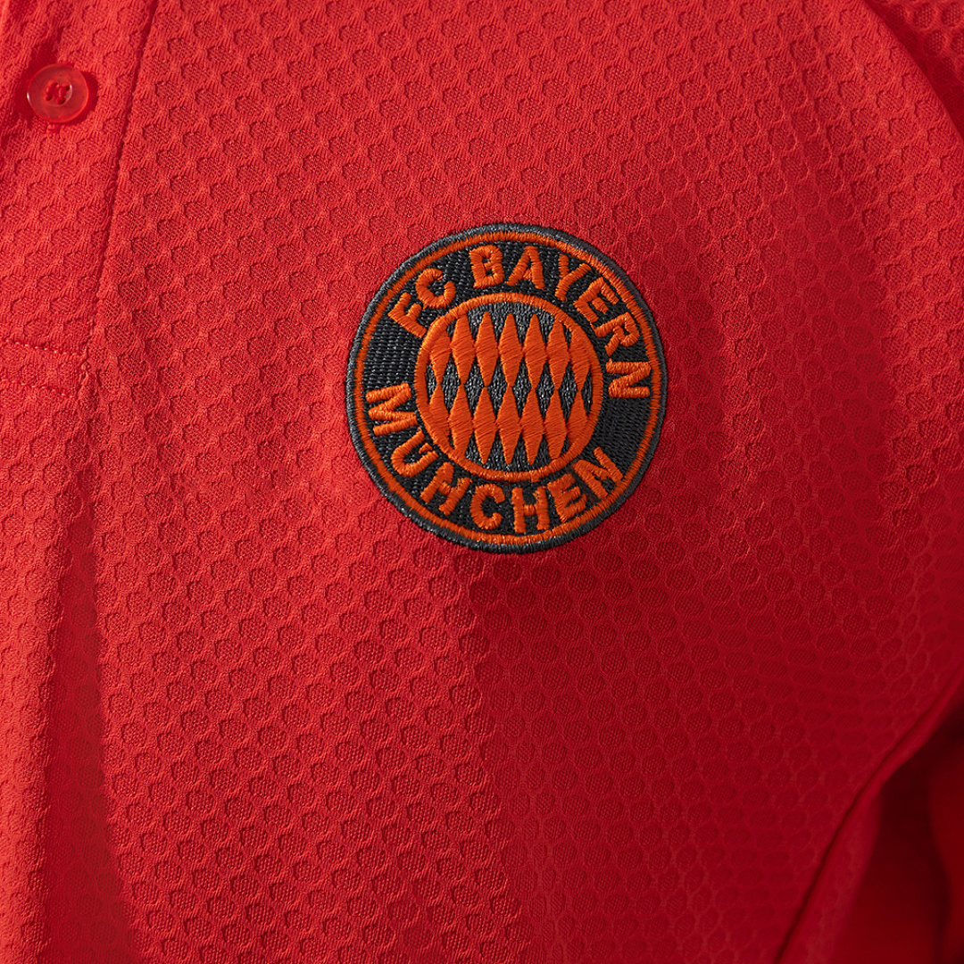 Bayern Munich 25_26 POLO - Red – Replica Football Soccer Shirt – S–XXL