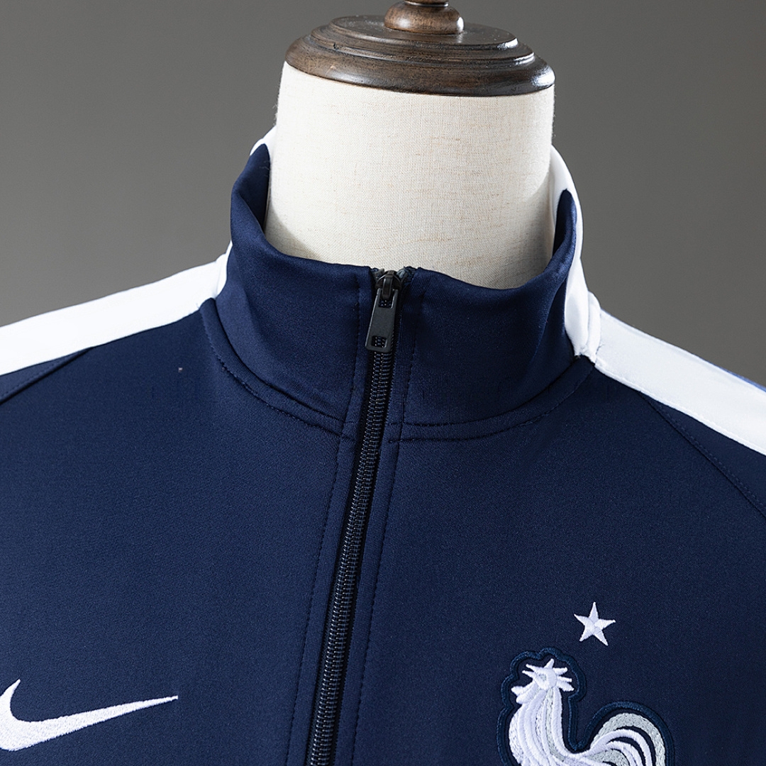 France 2014 Home Jacket Jersey – Replica Football Soccer Shirt – S–XXL