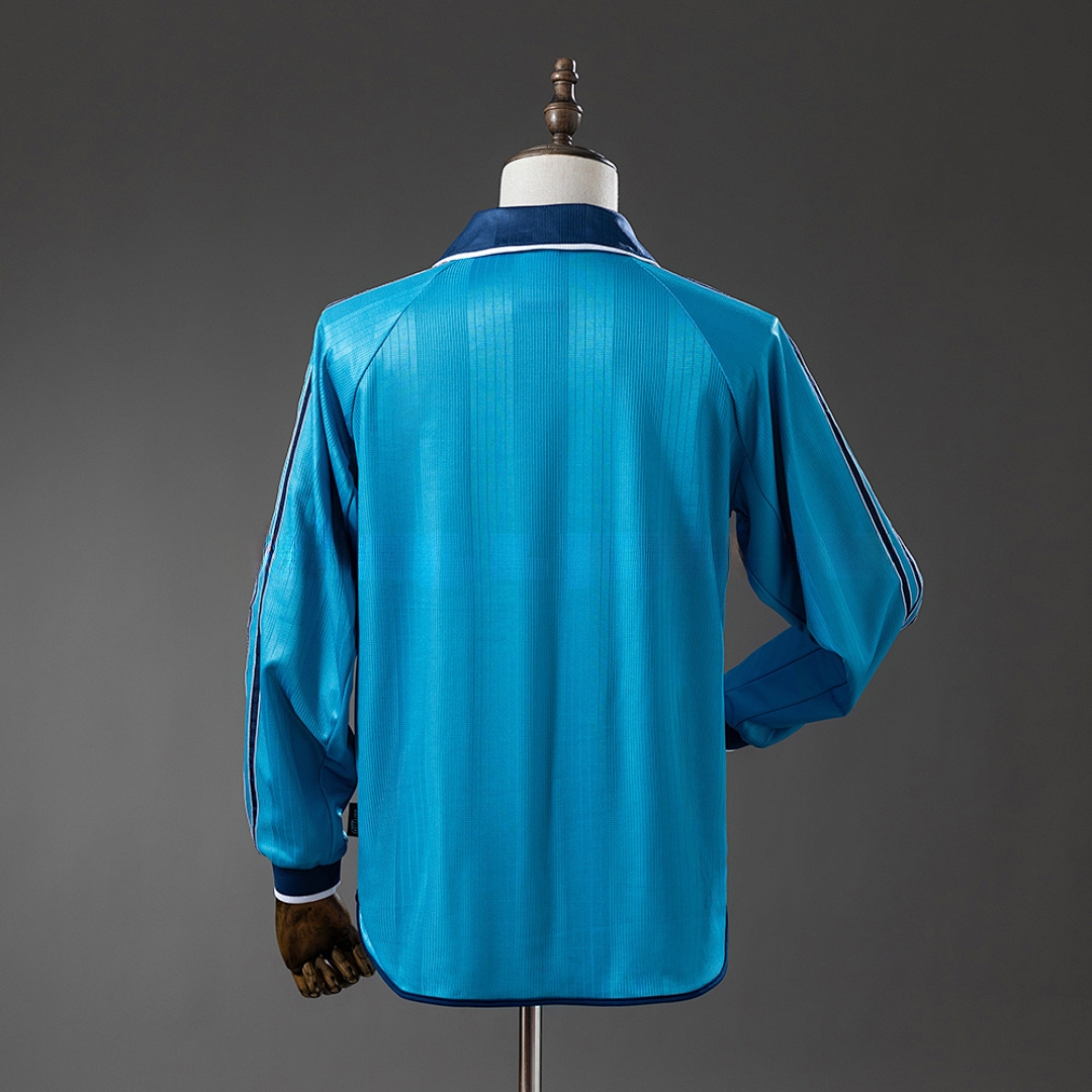 Real Madrid 99_00 Third Away Long-Sleeved Retro Jersey – Replica Football Soccer Shirt – S–XXL