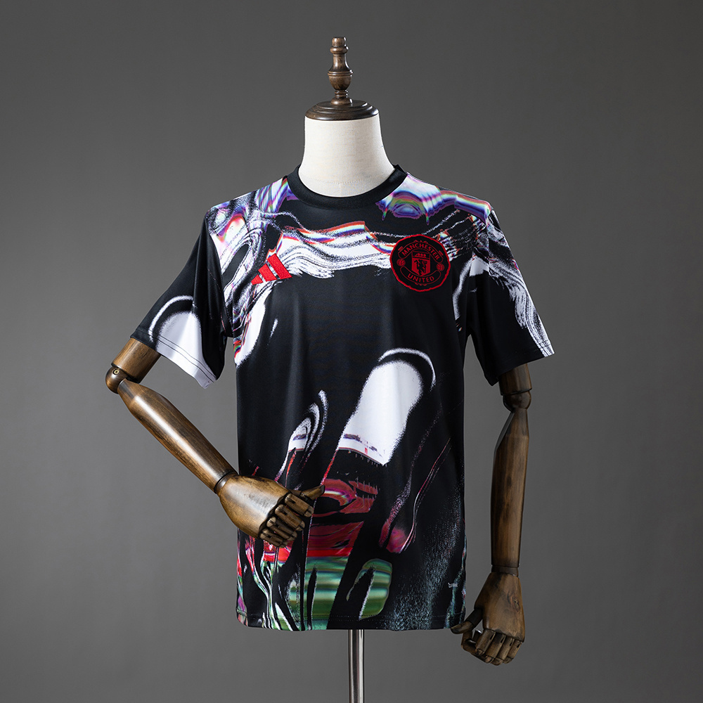 M-U 26_27 Pre-Match Jersey – Replica Football Soccer Shirt – S–4XL