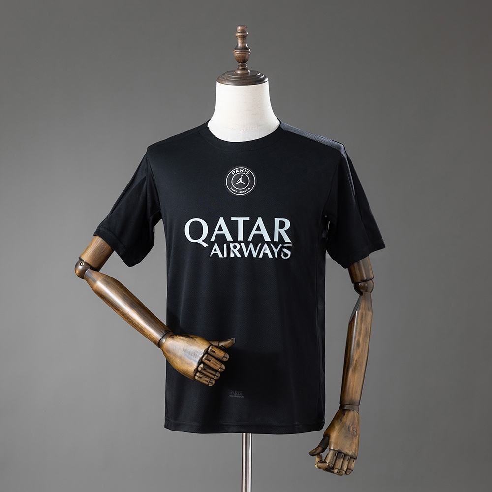 PSG 25_26 Training Black Jersey – Replica Football Soccer Shirt – S–3XL