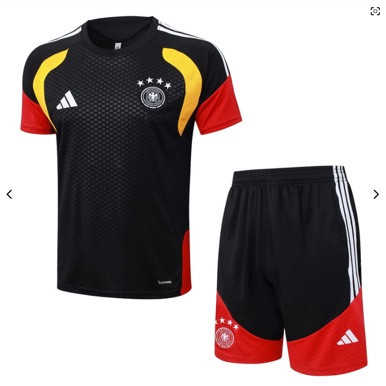 GERMANY 2026/2027 SEASON KIT ANDSHORTS SET - BLACK AND RED COLORSCHEME