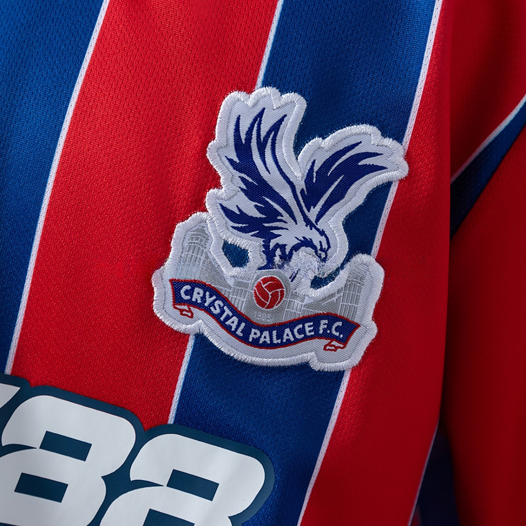 Crystal Palace 25/26 Home Kids Kit Jersey – Replica Football Soccer Shirt – Size 16–28