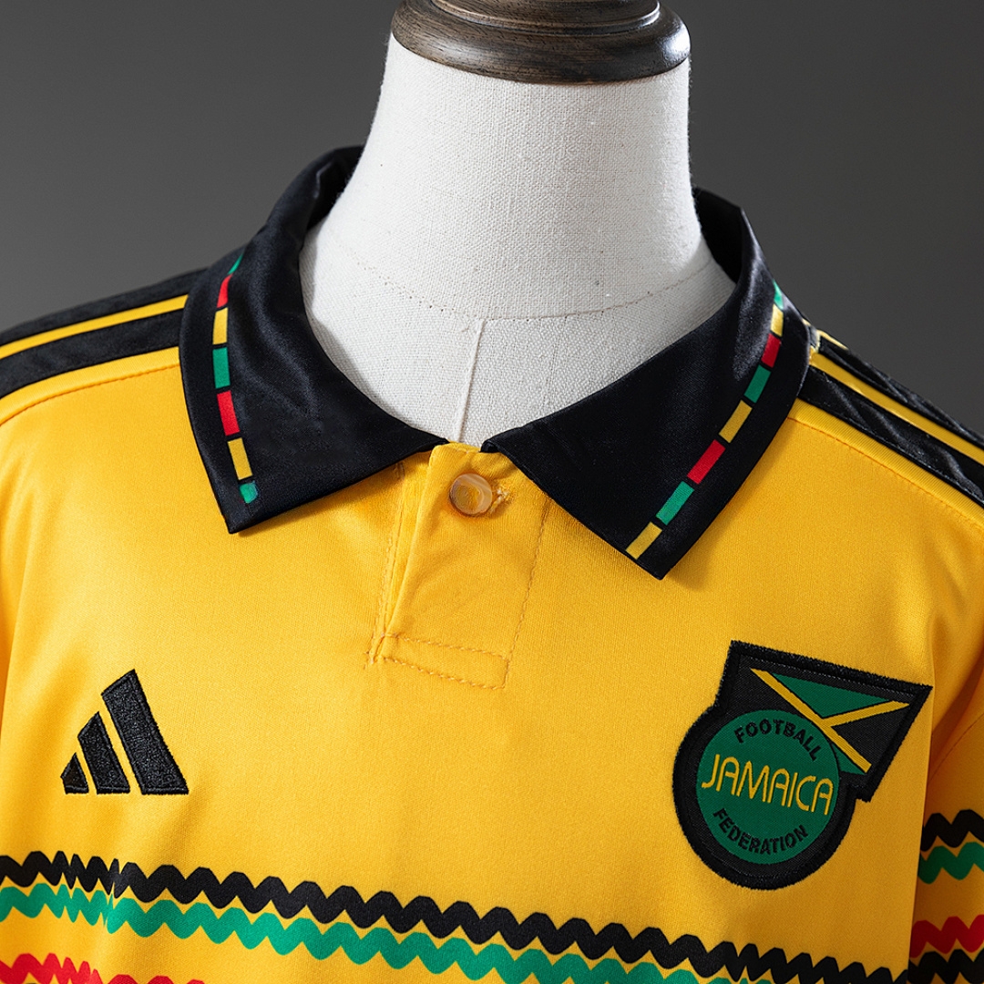 Jamaica 2026 Home Kids Kit Jersey – Replica Football Soccer Shirt – Size 16-28