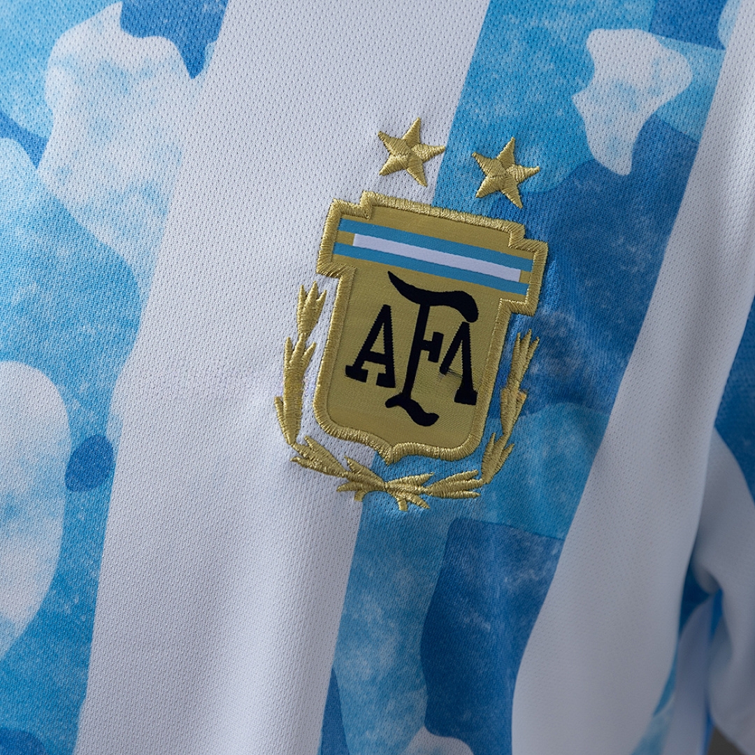 Argentina 2021 Home Retro Jersey – Replica Football Soccer Shirt – S–XXL
