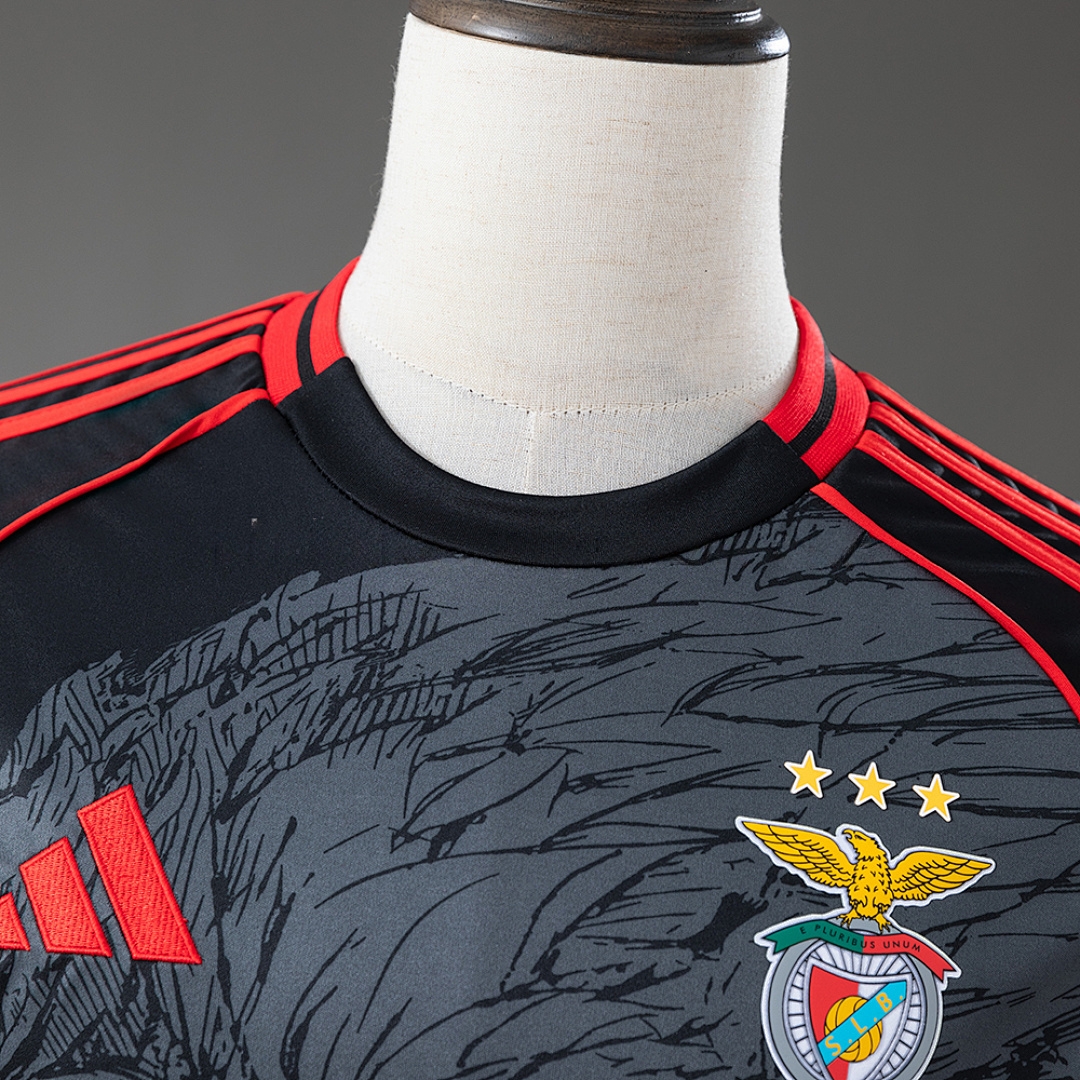 Benfica 26_27 Special Eagle Jersey - Black& Red – Replica Football Soccer Shirt – S–4XL