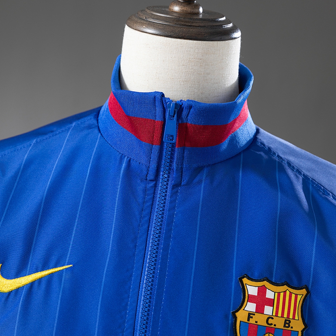 Barcelona 25_26 Team Anthem Windbreaker - Blue – Replica Football Soccer Shirt – S–XXL