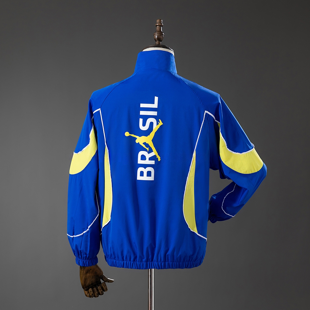 Brazil 2026 Jordan Anthem Jacket Windbreaker – Replica Football Soccer Jacket – S–XXL