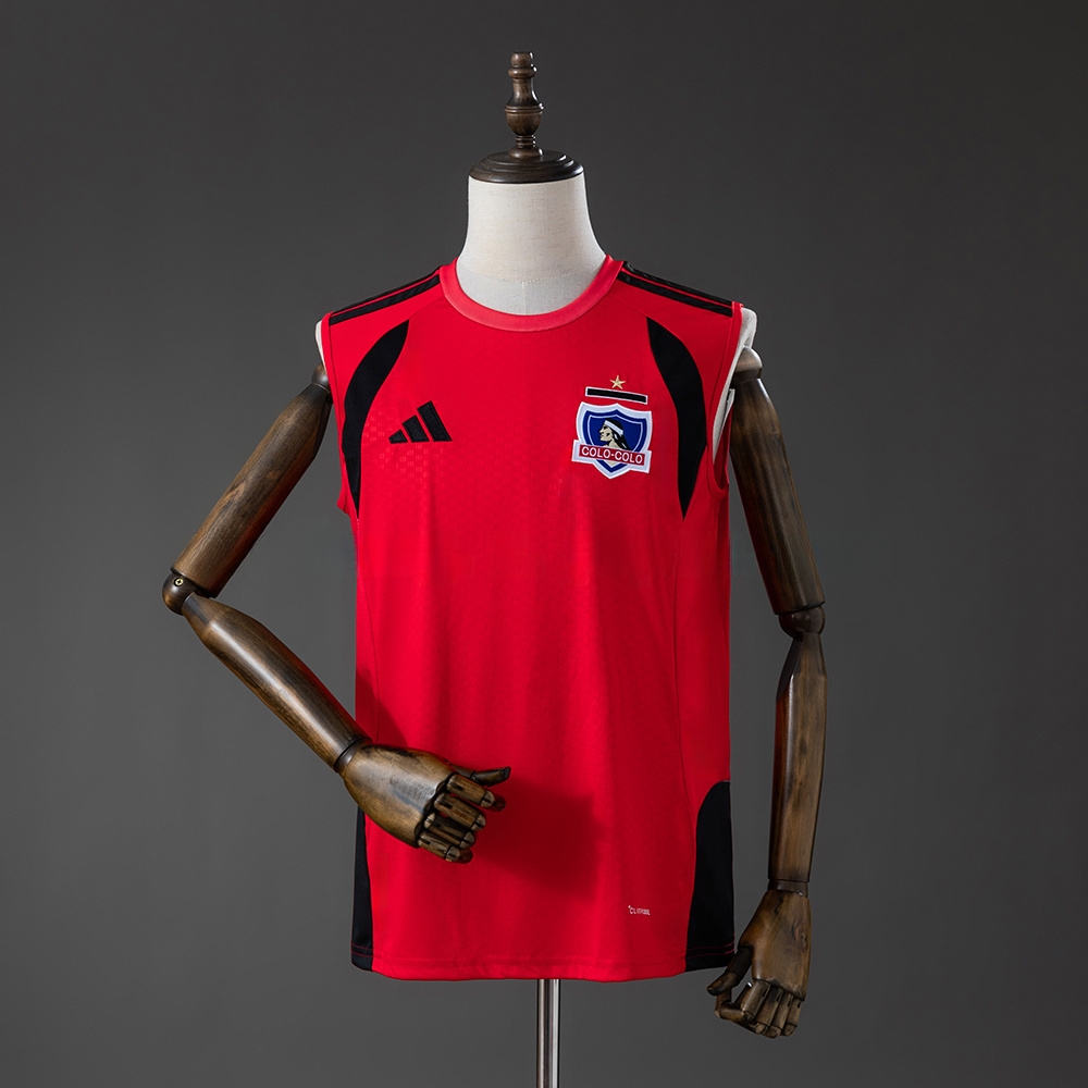 Colo Colo 26_27 Training Vest Red – Replica Football Soccer Shirt – S–3XL
