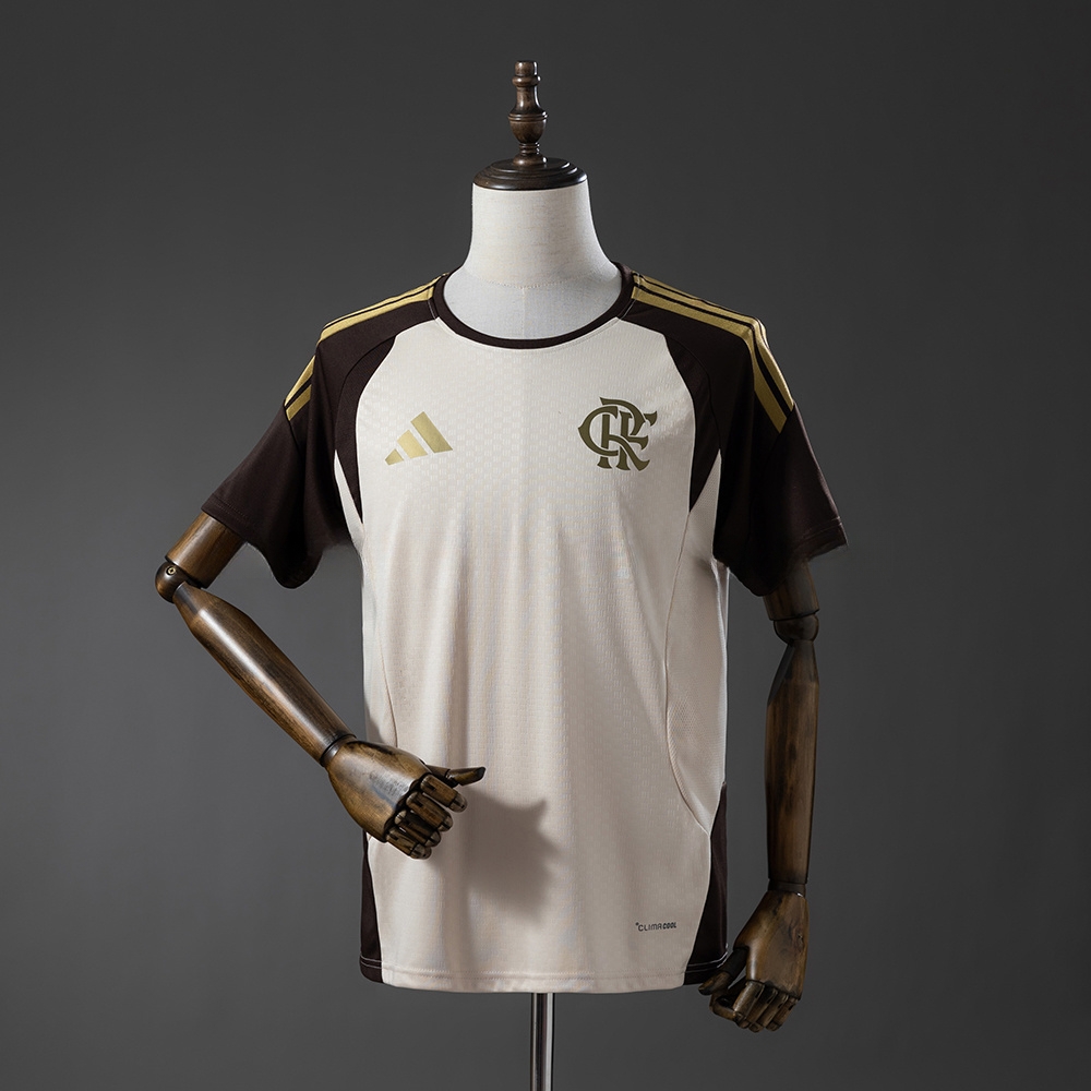 Flamengo 26/27 All Sponsors Training – Apricot Jersey – Replica Football Soccer Shirt – S–4XL