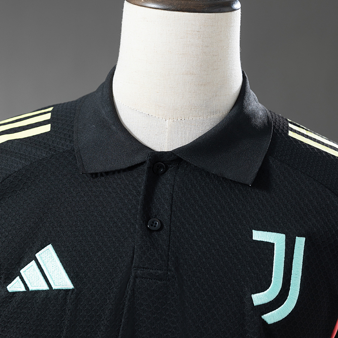 Juv 25_26 POLO - Black – Replica Football Soccer Shirt – S–XXL