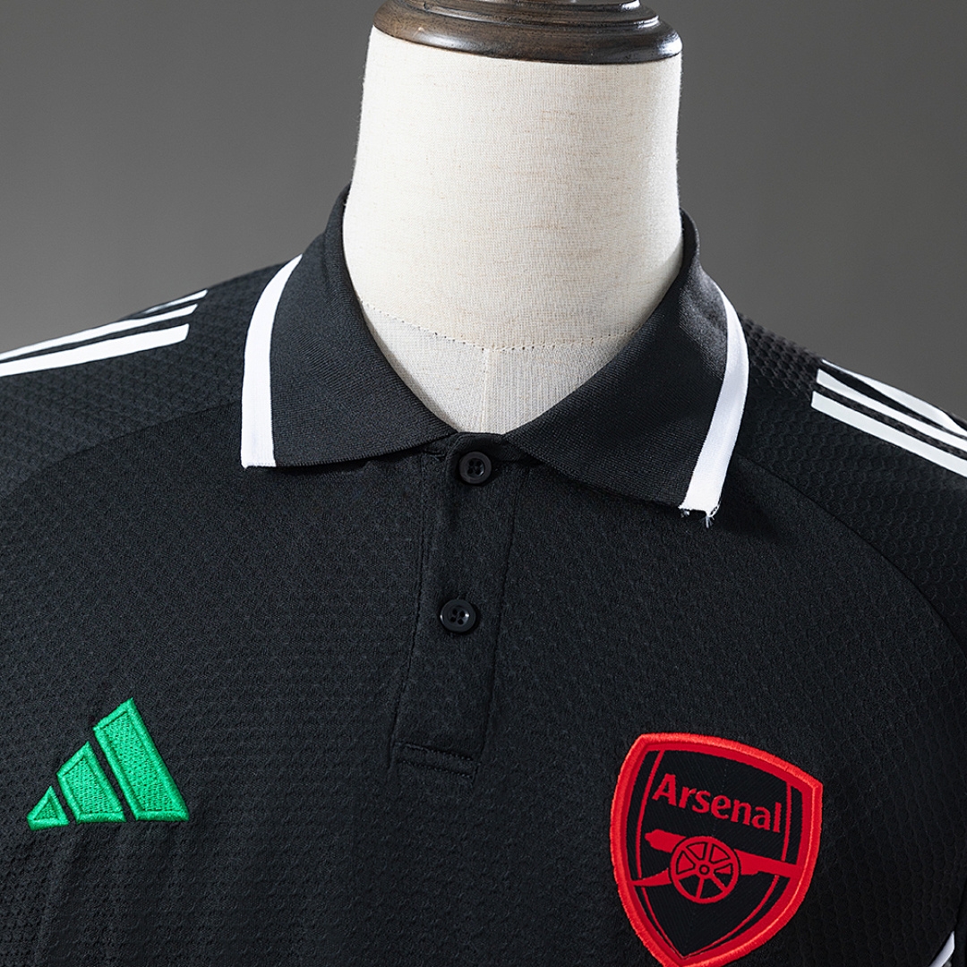 Arsenal 25_26 POLO - Black S-XXL – Replica Football Soccer Shirt – S–XXL