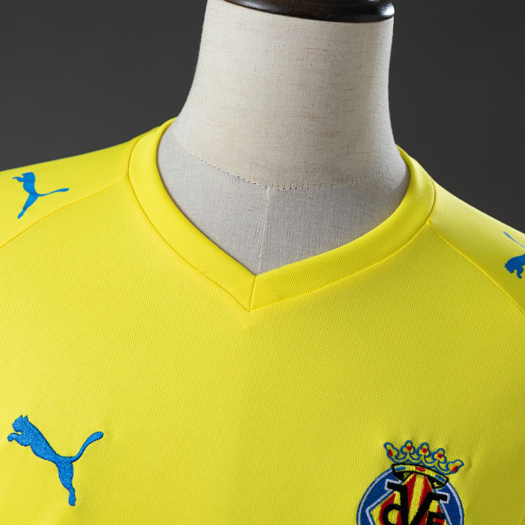 Villarreal 08_09 Home Retro Jersey – Replica Football Soccer Shirt – S–XXL