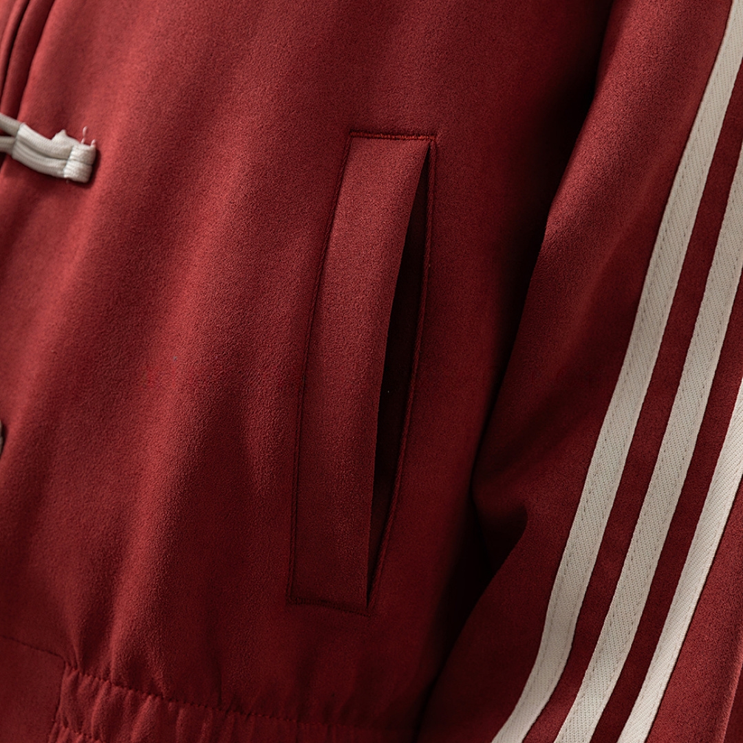 Chinese New Year Tang-Style Jacket Red – Replica Football Soccer Shirt – S–XXL