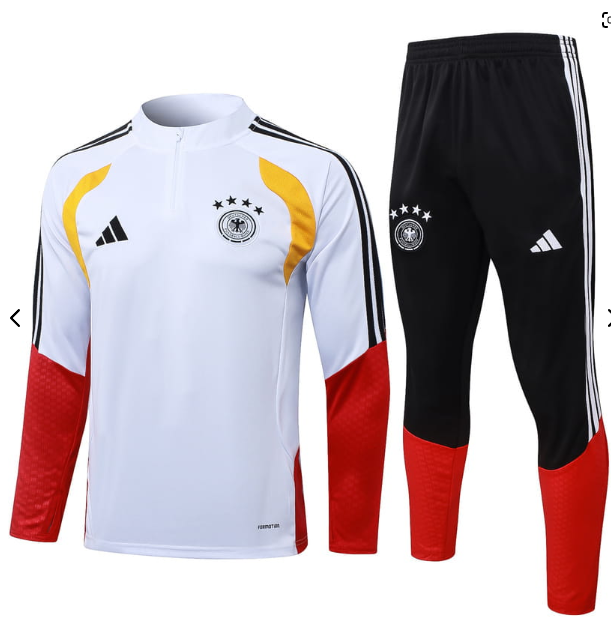 GERMANY TRAINING TRACKSUIT2026-2027 WHITE RED