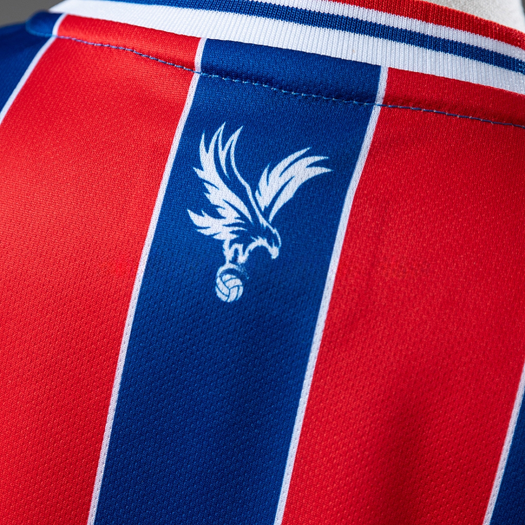 Crystal Palace 25/26 Home Kids Kit Jersey – Replica Football Soccer Shirt – Size 16–28