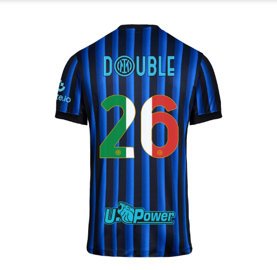 Inter Milan 2025/26 Home Kit – DOUBLE 26