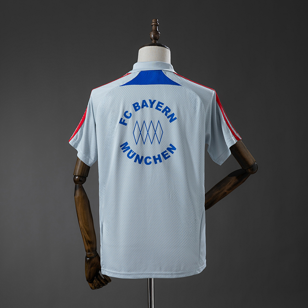 Bayern Munich 25_26 POLO - Grey – Replica Football Soccer Shirt – S–XXL