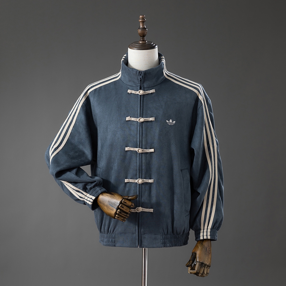 Chinese New Year Tang-Style Jacket Gray – Replica Football Soccer Shirt – S–XL