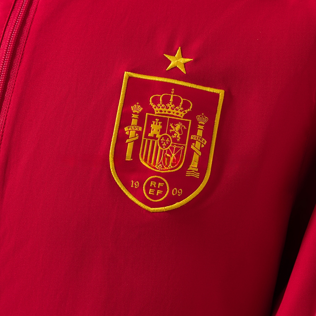 Spain 2026 Reversible Jacket Windbreaker – Red & Blue – Replica Football Soccer Jacket – S–3XL